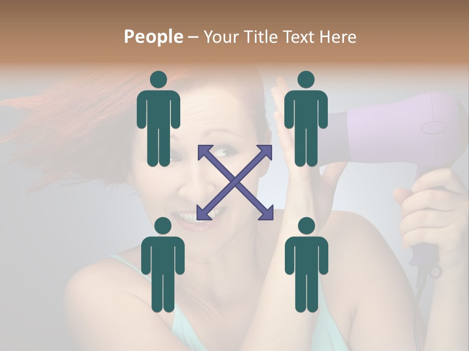 Color Cute Eye PowerPoint Template