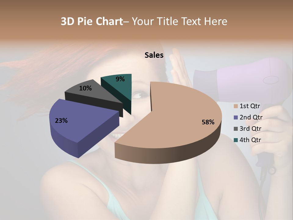 Color Cute Eye PowerPoint Template