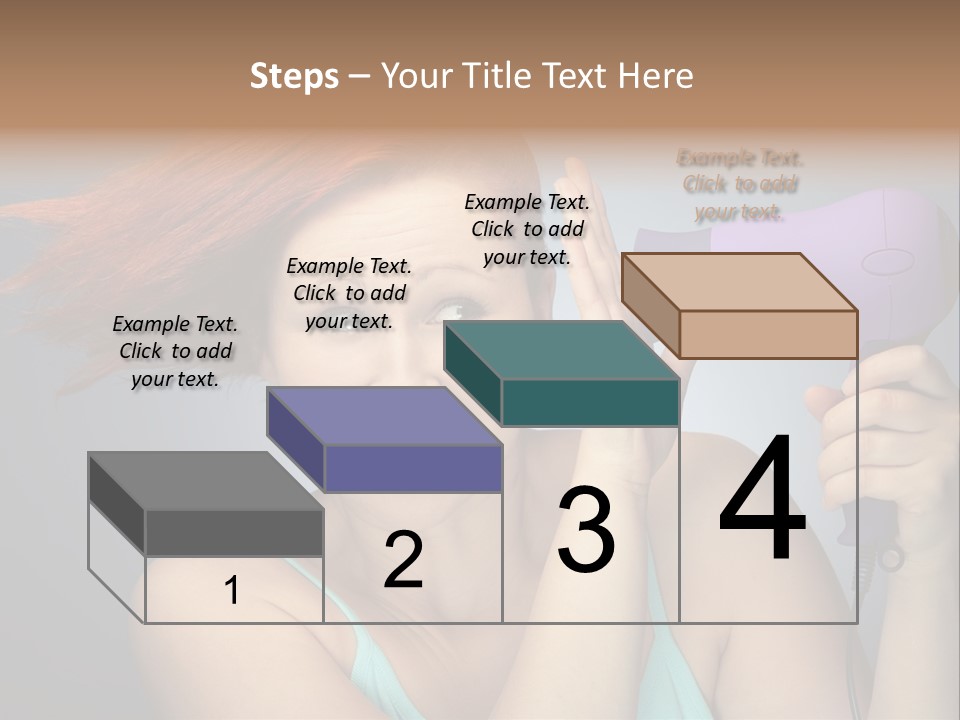 Color Cute Eye PowerPoint Template