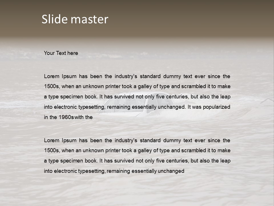 Safety Environment Damaged PowerPoint Template