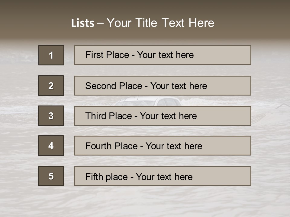 Safety Environment Damaged PowerPoint Template