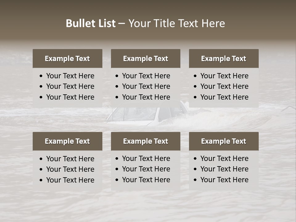 Safety Environment Damaged PowerPoint Template