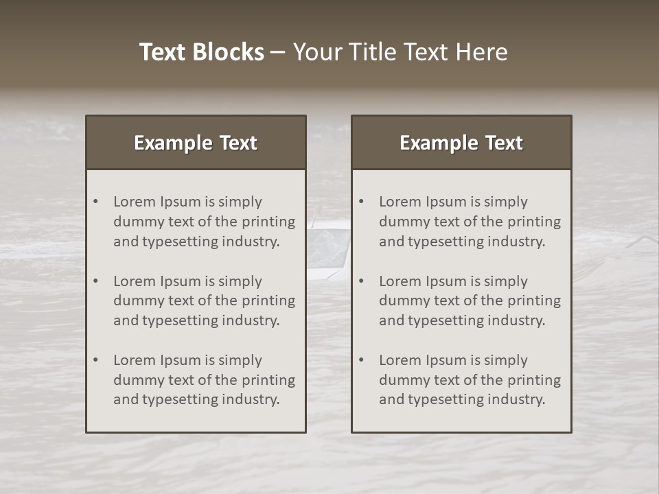 Safety Environment Damaged PowerPoint Template