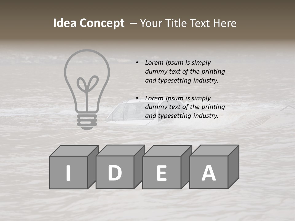 Safety Environment Damaged PowerPoint Template
