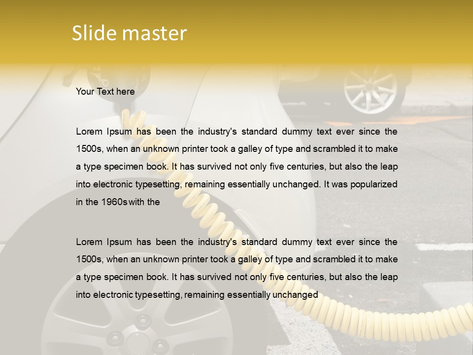 Cable Electro Industry PowerPoint Template