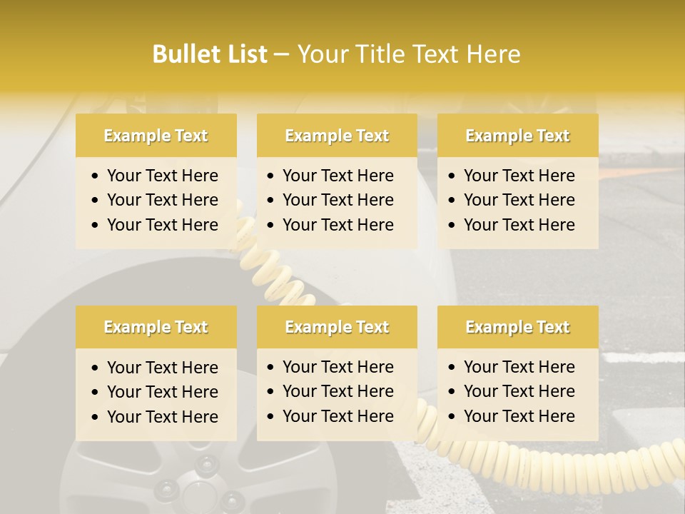 Cable Electro Industry PowerPoint Template