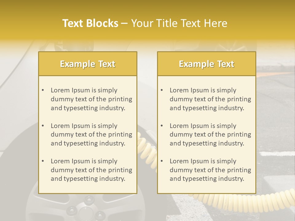 Cable Electro Industry PowerPoint Template