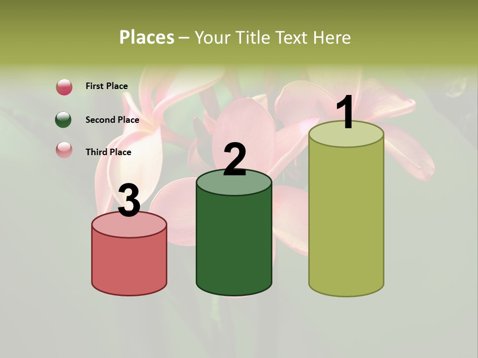 Plant Tropical Flower Selective Focus PowerPoint Template