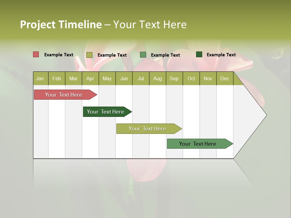 Plant Tropical Flower Selective Focus PowerPoint Template