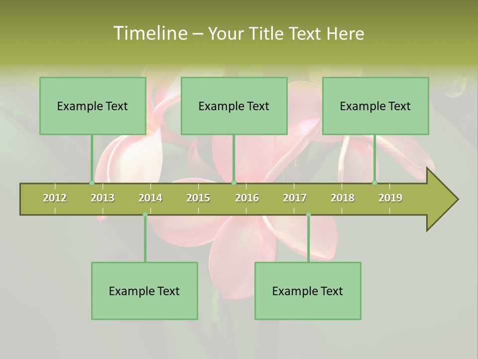 Plant Tropical Flower Selective Focus PowerPoint Template