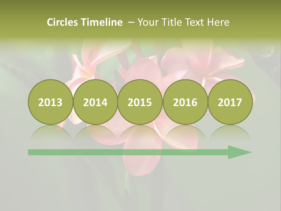 Plant Tropical Flower Selective Focus PowerPoint Template