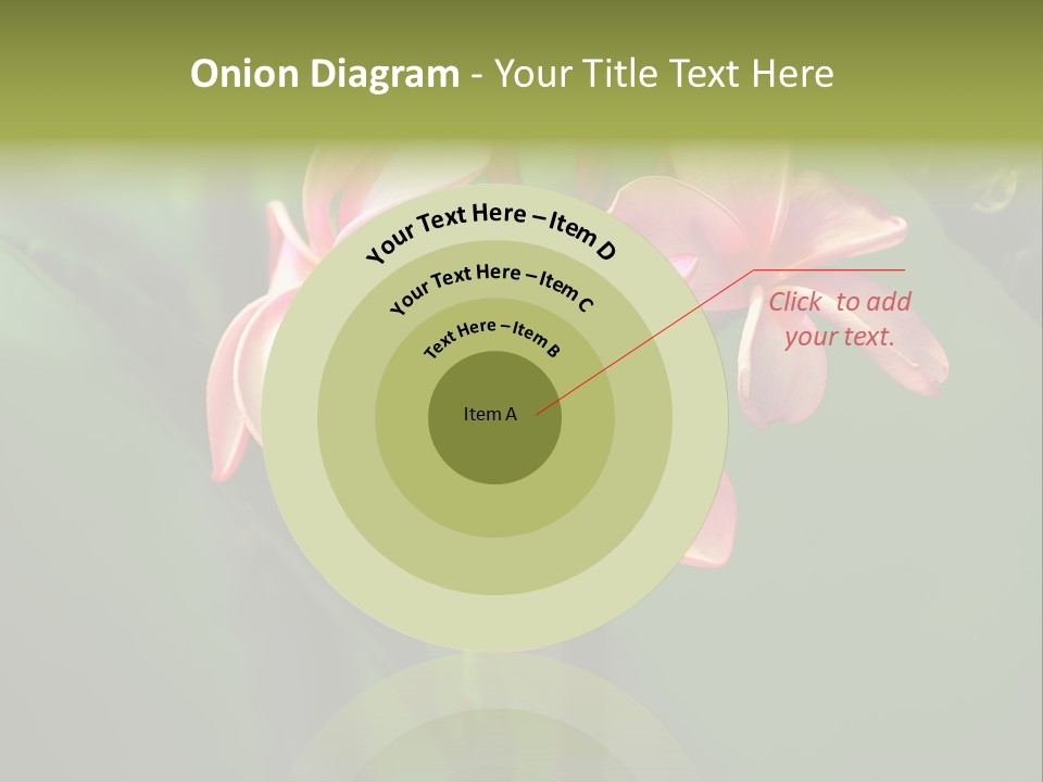 Plant Tropical Flower Selective Focus PowerPoint Template