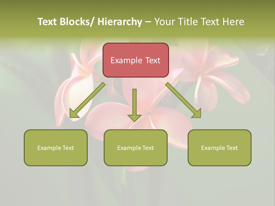 Plant Tropical Flower Selective Focus PowerPoint Template