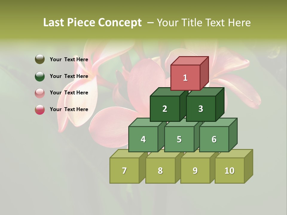 Plant Tropical Flower Selective Focus PowerPoint Template