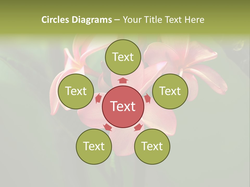 Plant Tropical Flower Selective Focus PowerPoint Template