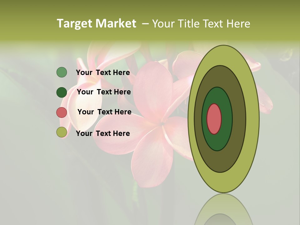 Plant Tropical Flower Selective Focus PowerPoint Template