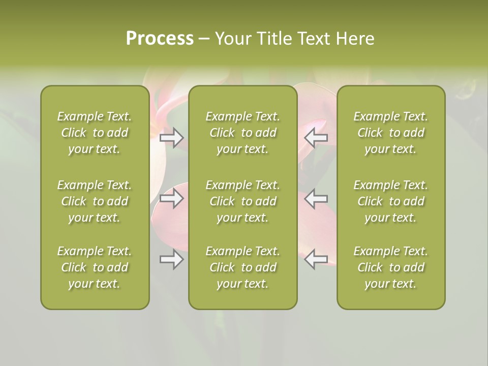 Plant Tropical Flower Selective Focus PowerPoint Template