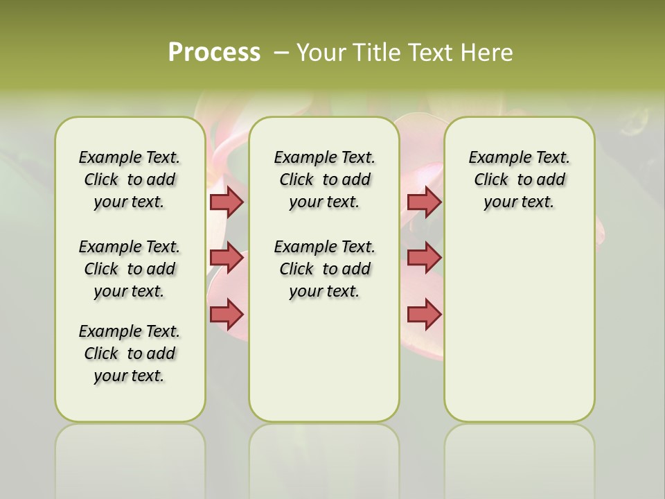 Plant Tropical Flower Selective Focus PowerPoint Template