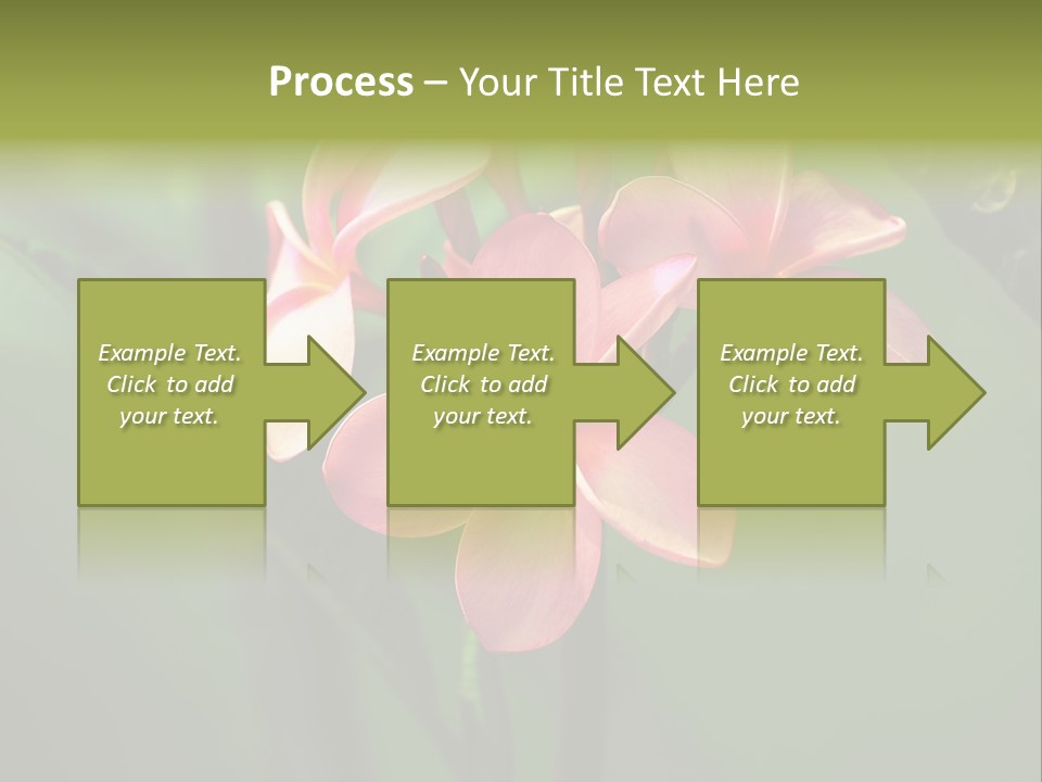 Plant Tropical Flower Selective Focus PowerPoint Template