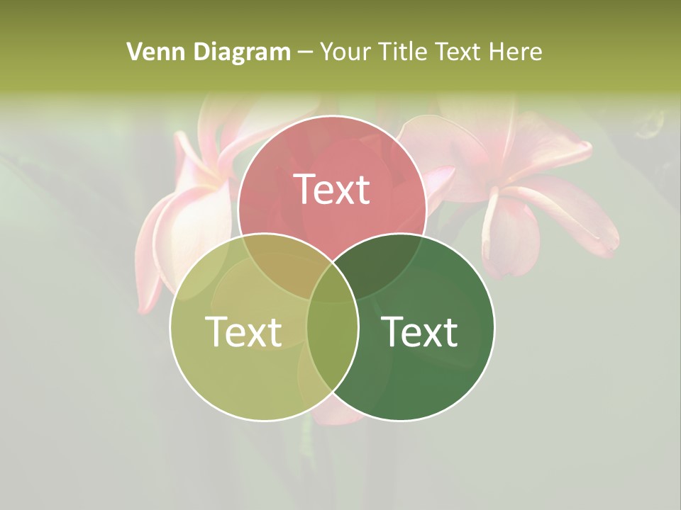 Plant Tropical Flower Selective Focus PowerPoint Template