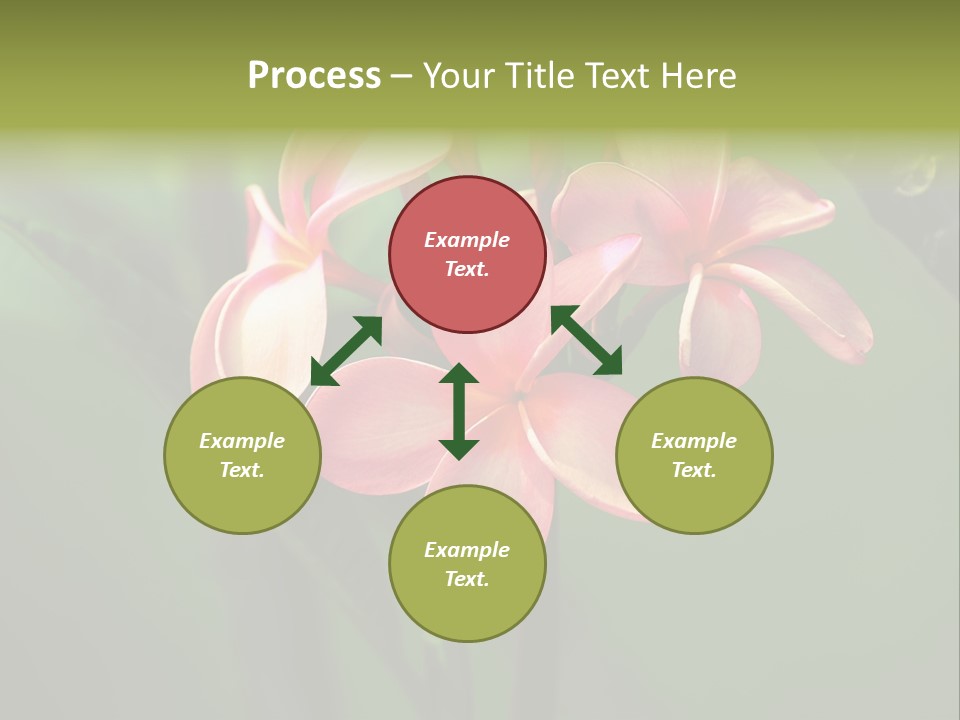 Plant Tropical Flower Selective Focus PowerPoint Template