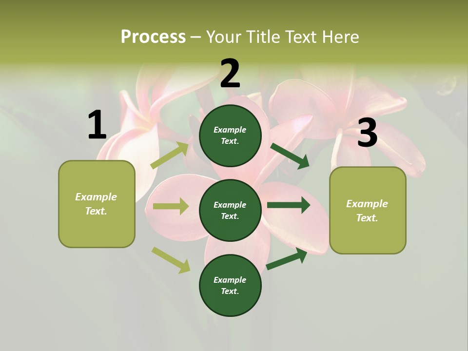 Plant Tropical Flower Selective Focus PowerPoint Template