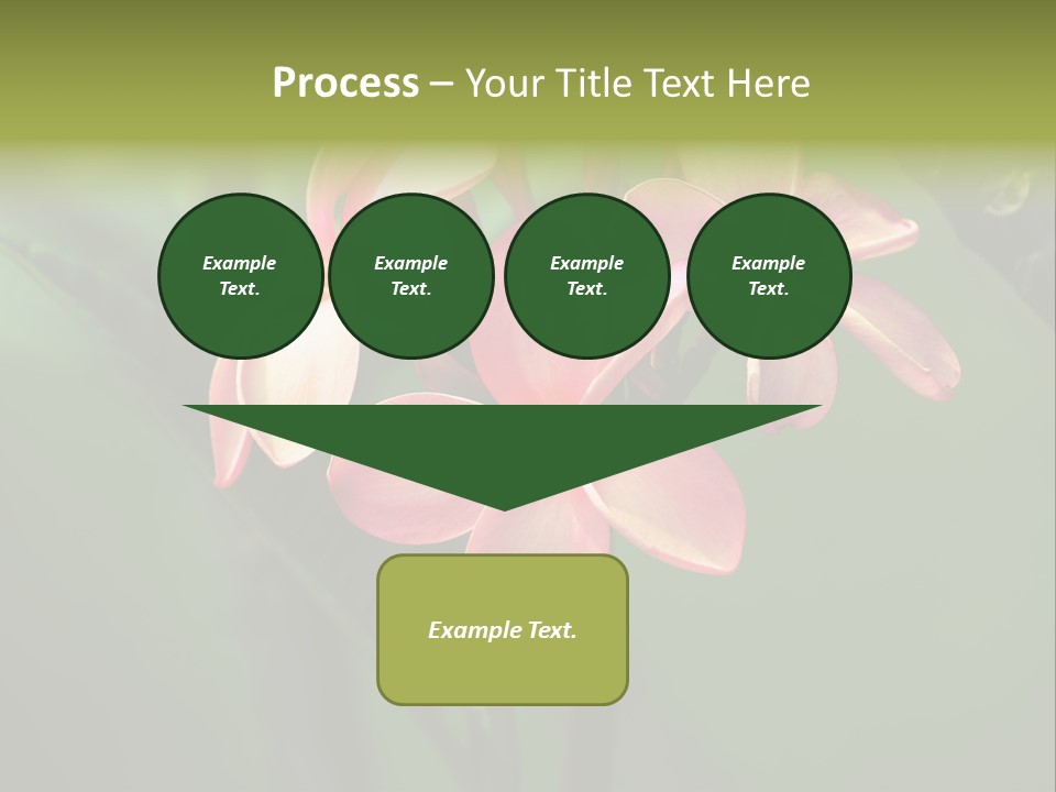 Plant Tropical Flower Selective Focus PowerPoint Template