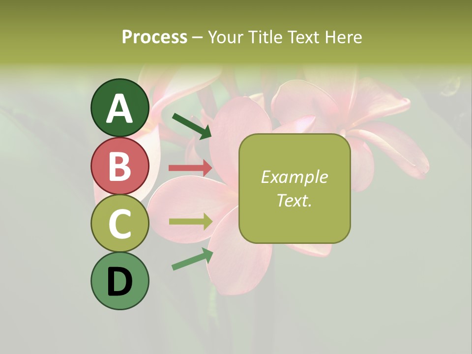 Plant Tropical Flower Selective Focus PowerPoint Template