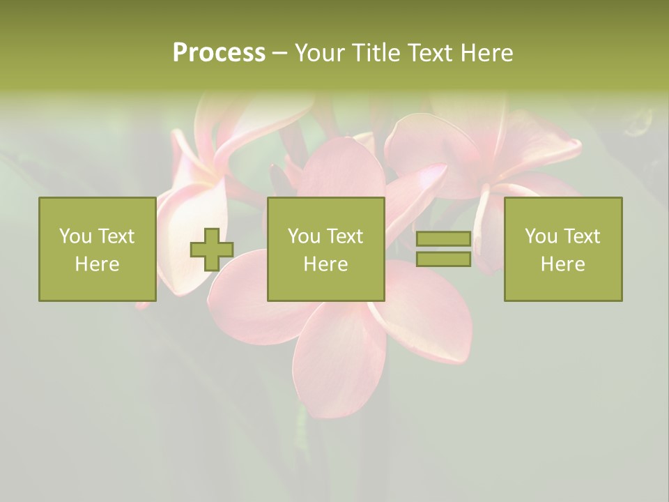 Plant Tropical Flower Selective Focus PowerPoint Template