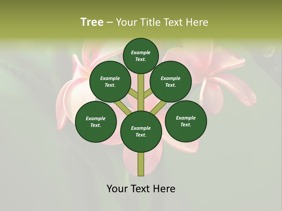 Plant Tropical Flower Selective Focus PowerPoint Template