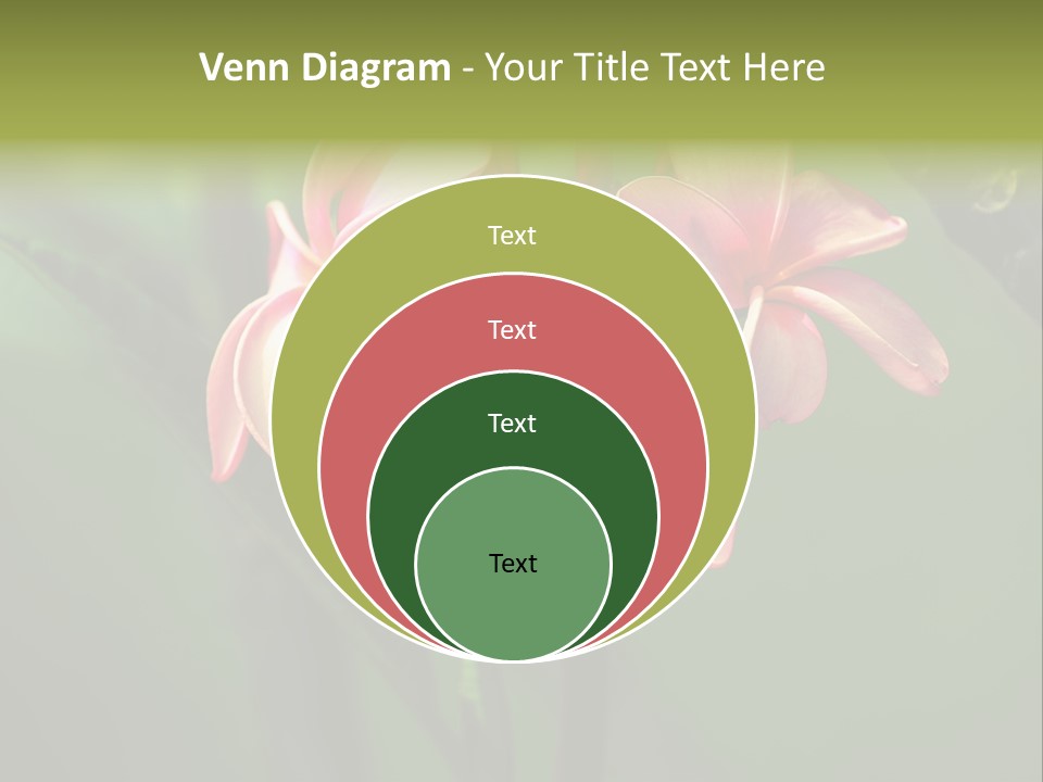Plant Tropical Flower Selective Focus PowerPoint Template