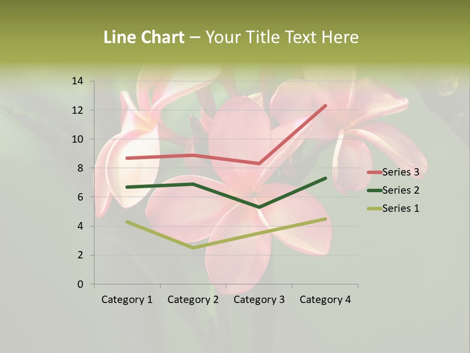 Plant Tropical Flower Selective Focus PowerPoint Template