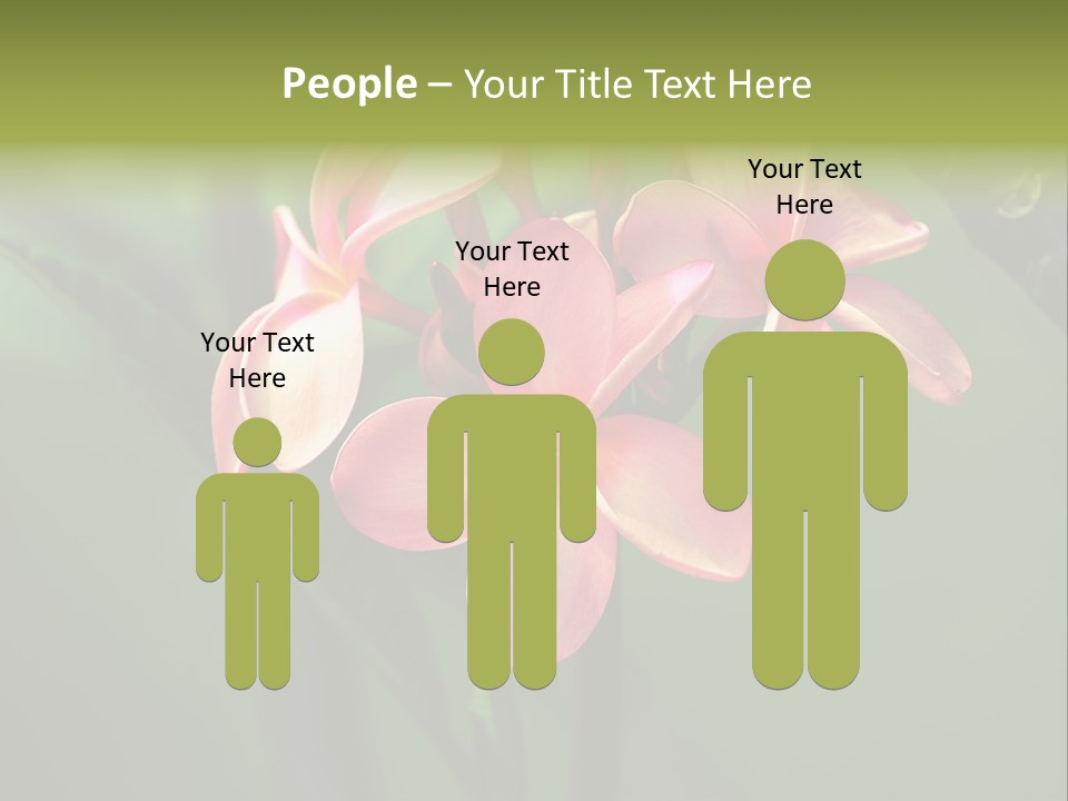 Plant Tropical Flower Selective Focus PowerPoint Template