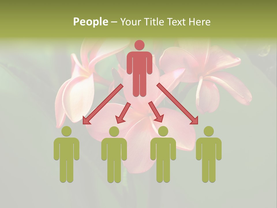 Plant Tropical Flower Selective Focus PowerPoint Template