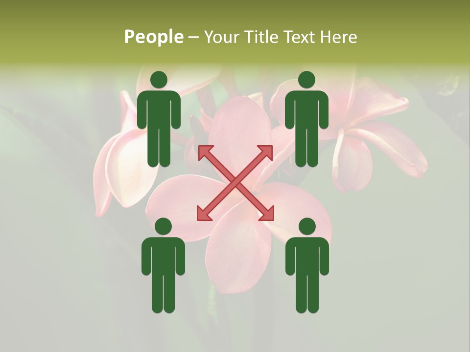 Plant Tropical Flower Selective Focus PowerPoint Template