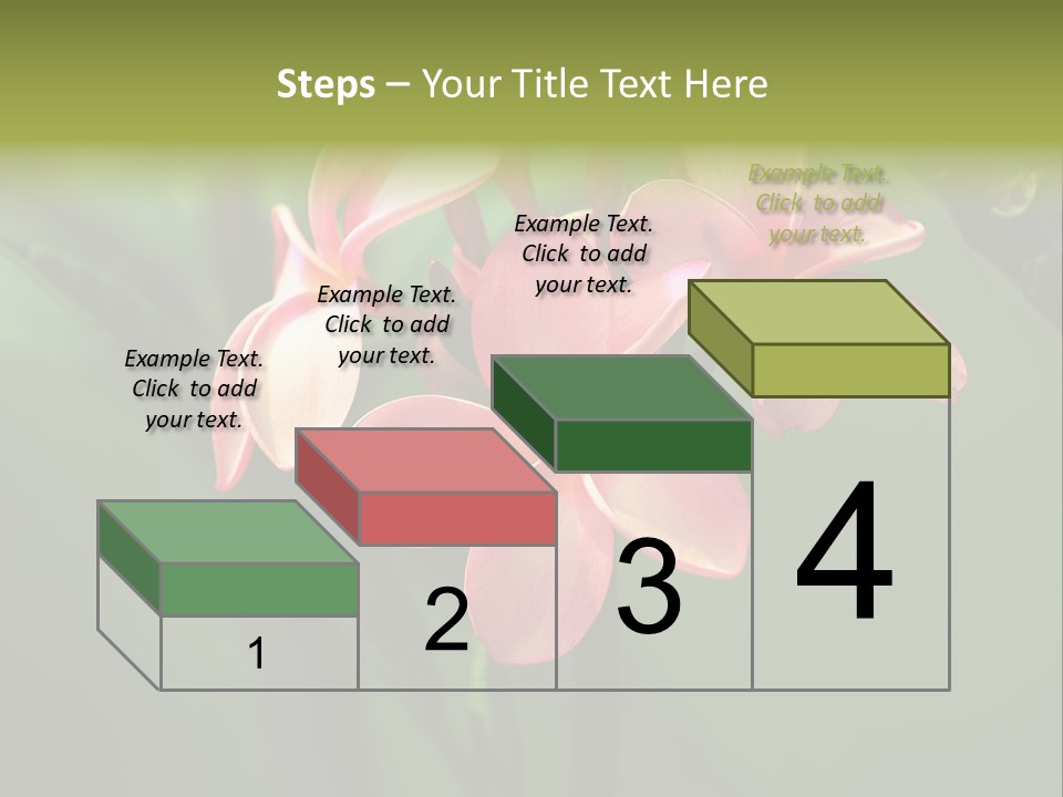 Plant Tropical Flower Selective Focus PowerPoint Template