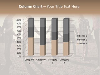 Teamwork Park Female PowerPoint Template