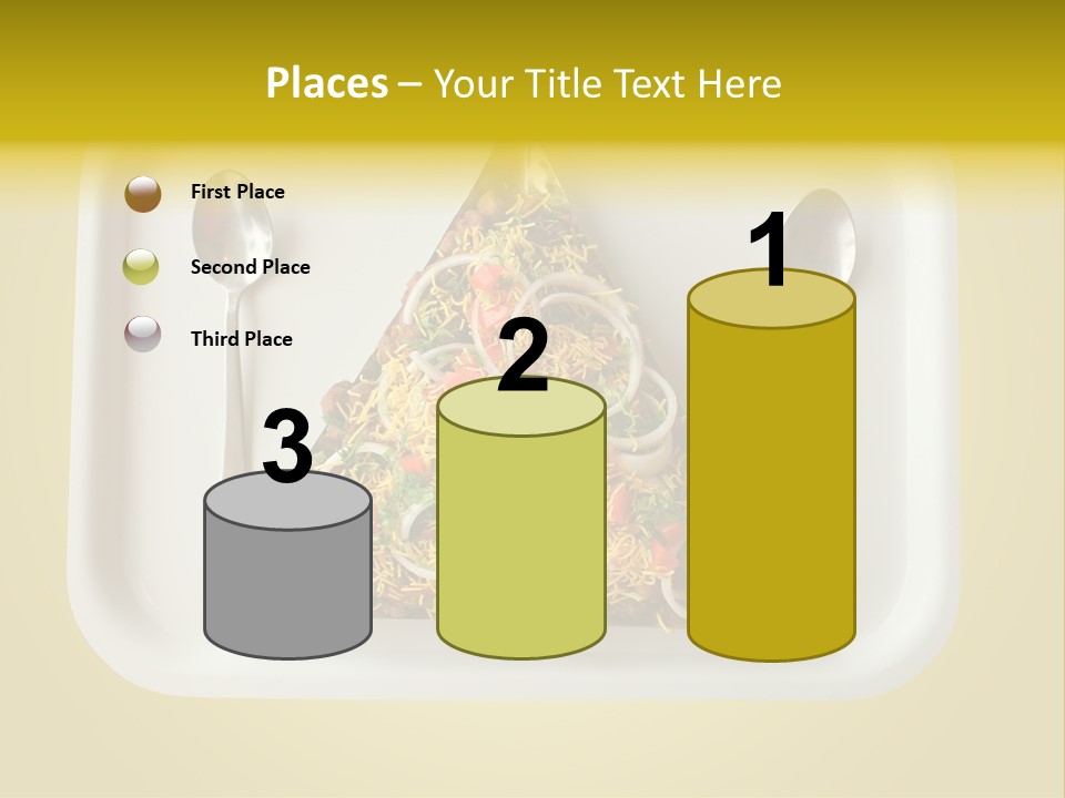 Chutney Isolated Pakodi PowerPoint Template