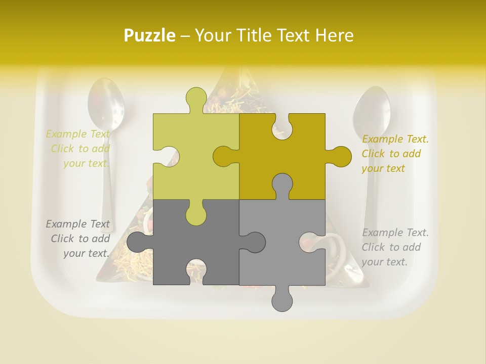 Chutney Isolated Pakodi PowerPoint Template