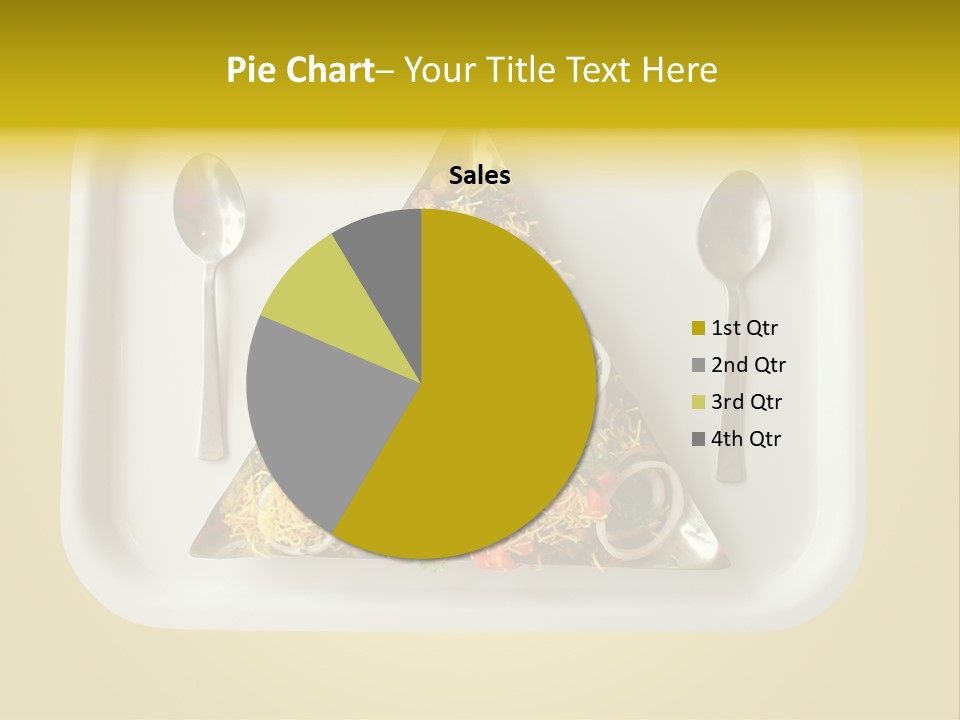 Chutney Isolated Pakodi PowerPoint Template