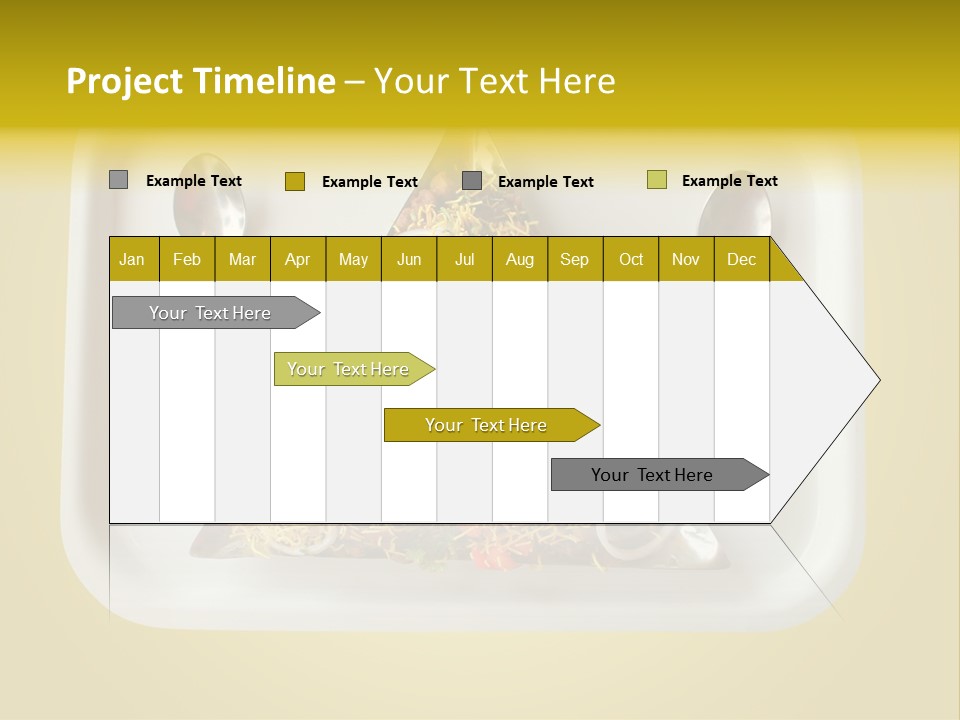 Chutney Isolated Pakodi PowerPoint Template