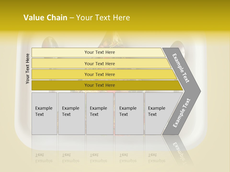 Chutney Isolated Pakodi PowerPoint Template