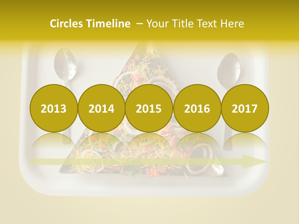 Chutney Isolated Pakodi PowerPoint Template