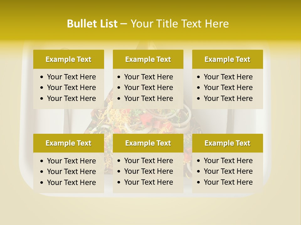 Chutney Isolated Pakodi PowerPoint Template