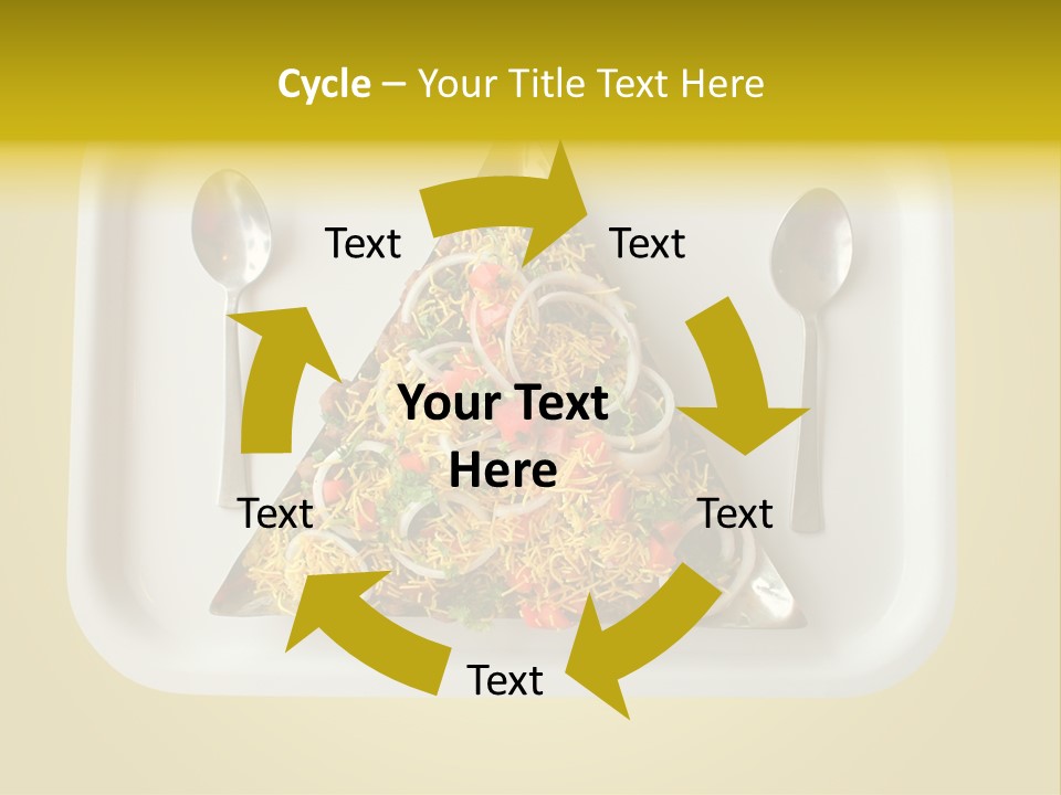 Chutney Isolated Pakodi PowerPoint Template