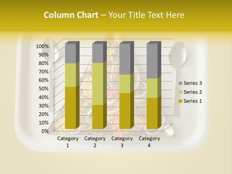 Chutney Isolated Pakodi PowerPoint Template