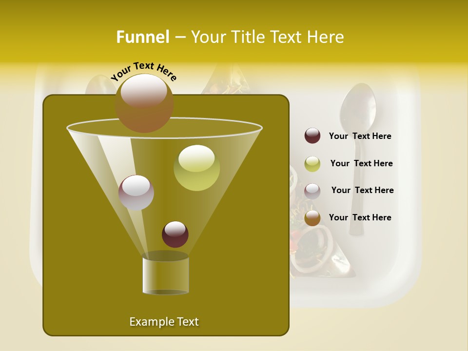 Chutney Isolated Pakodi PowerPoint Template