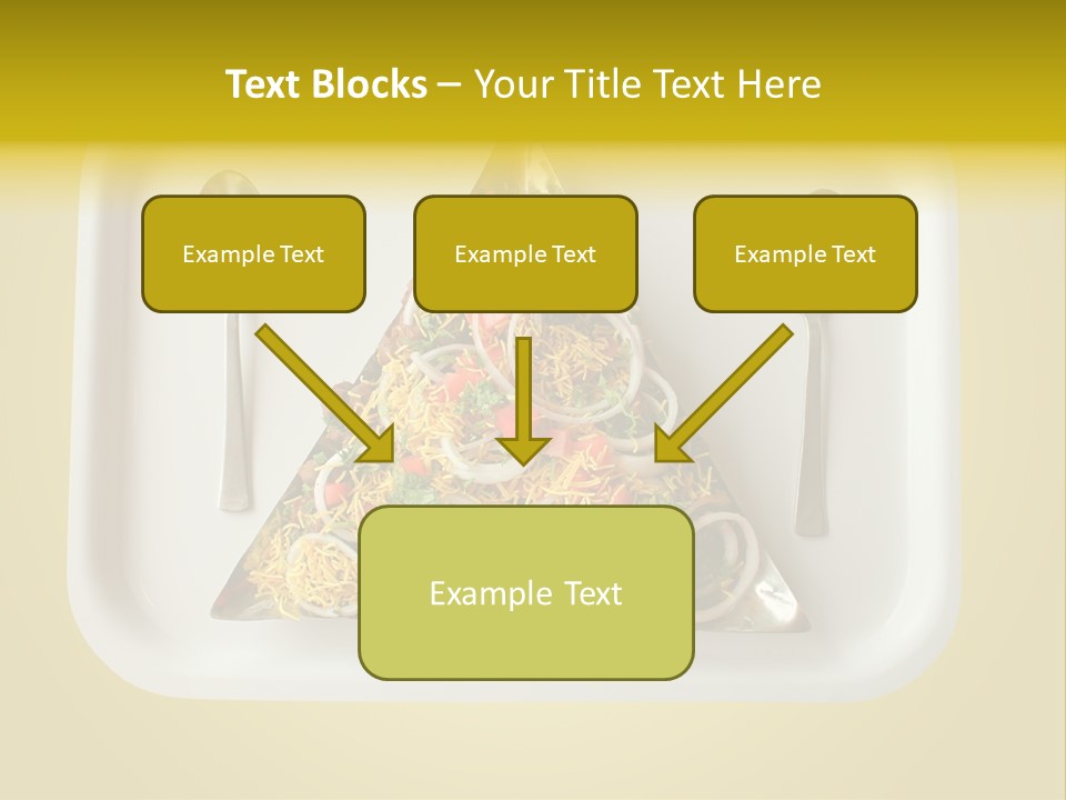 Chutney Isolated Pakodi PowerPoint Template