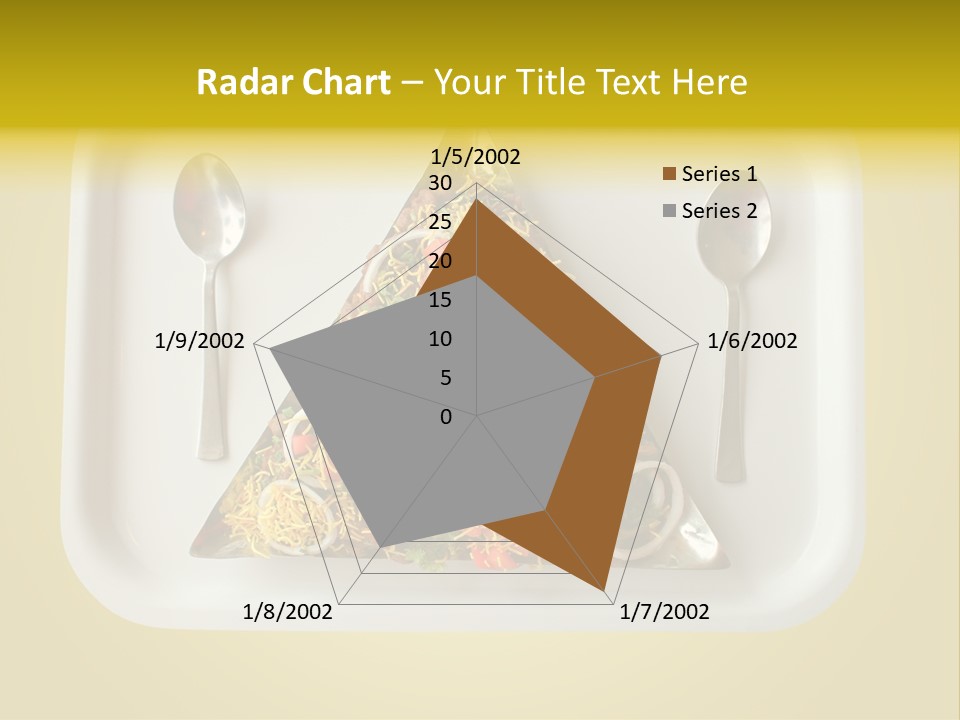 Chutney Isolated Pakodi PowerPoint Template