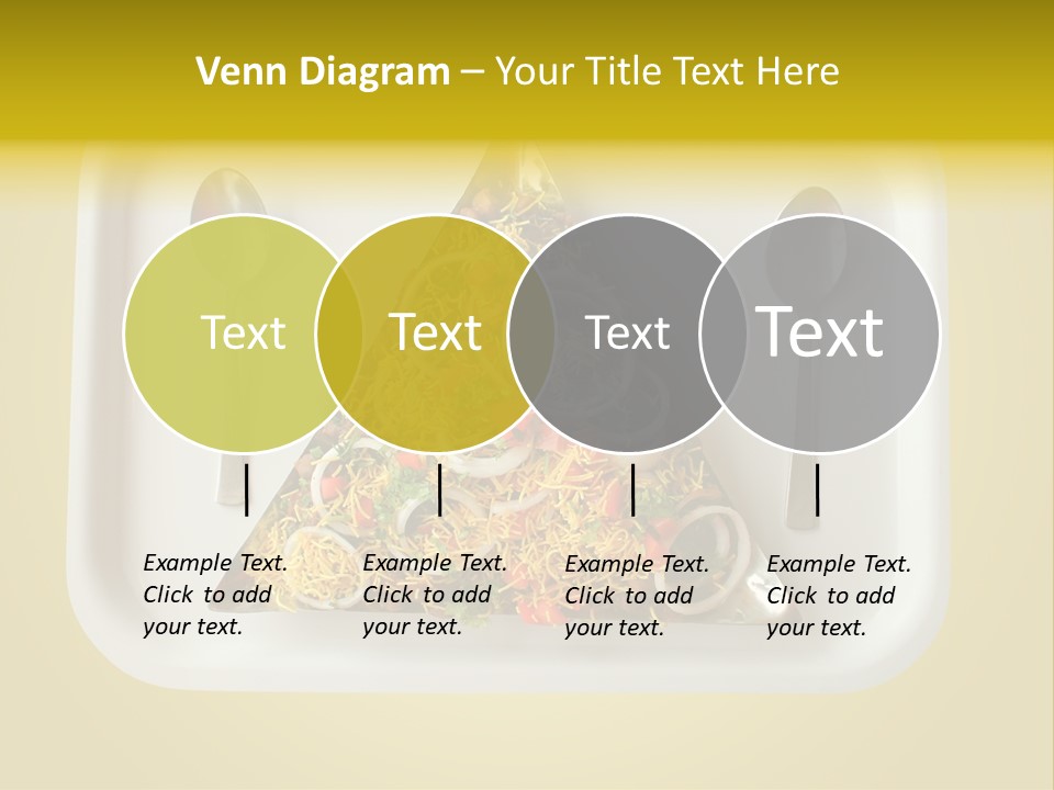 Chutney Isolated Pakodi PowerPoint Template